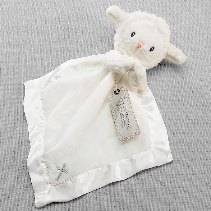 Baby Aspen Bedtime Blessings Lamb Lovie for Babies Security Blanket, Rattle, Newborn Baby Toy, Wh... | Amazon (US)