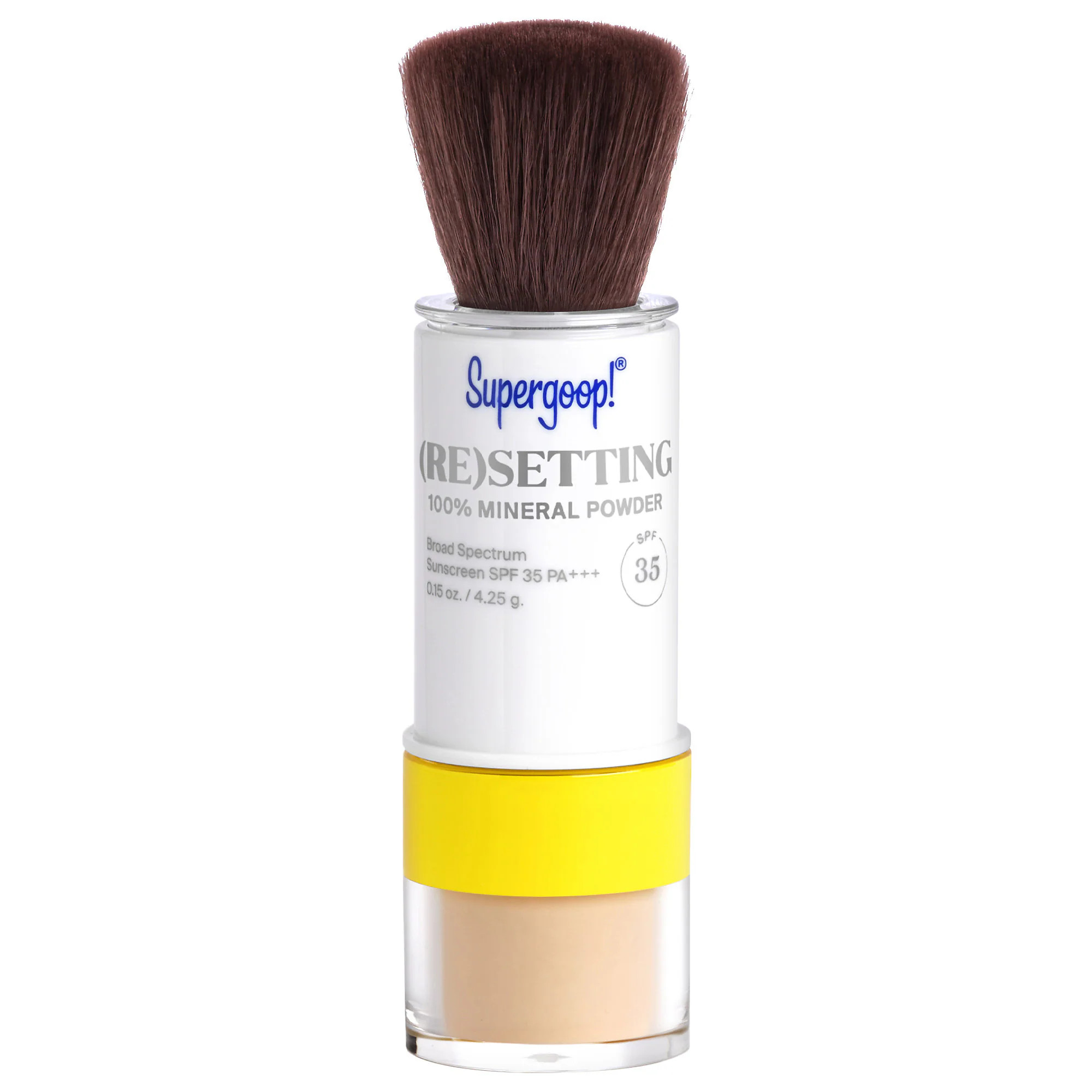 Supergoop! 100% Mineral (Re)setting Powder Face Sunscreen SPF 35 Light 0.15 oz/ 4.25 g | Sephora (US)