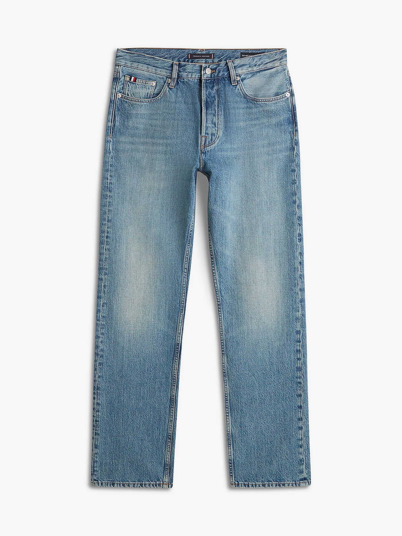 Regular Straight Leg Jeans mit Whisker-Effekt | Tommy Hilfiger (DE)