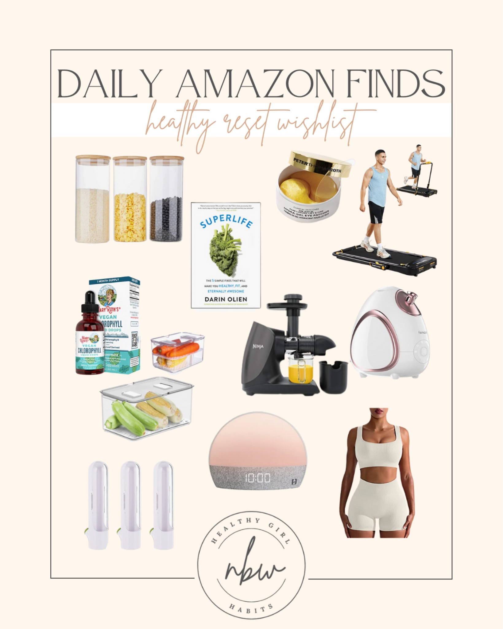 Daily Amazon Finds: Healthy Reset Wishlist 💪🏼🥬🫐🍋🧘🏼‍♀️

#LTKfit #LTKbeauty #LTKshoecrush