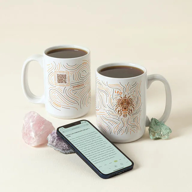 Horoscope Every Day Interactive QR Mug - Astrology Gift | UncommonGoods