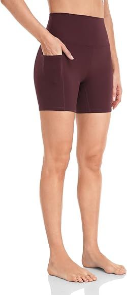 HeyNuts Essential Biker Shorts with Side Pockets for Women 4''/ 6''/ 8'' | Amazon (US)