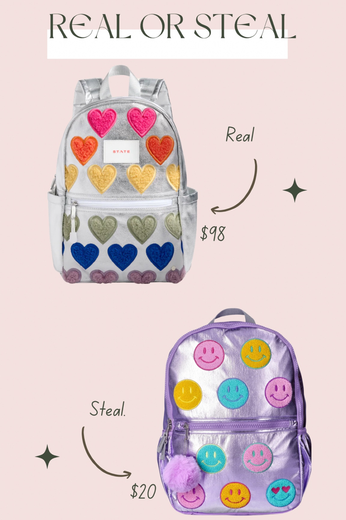 Was searching through backpacks on @walmart and they have a identical style to this $98 backpack. #walmartpartner #walmart 

#LTKBacktoSchool