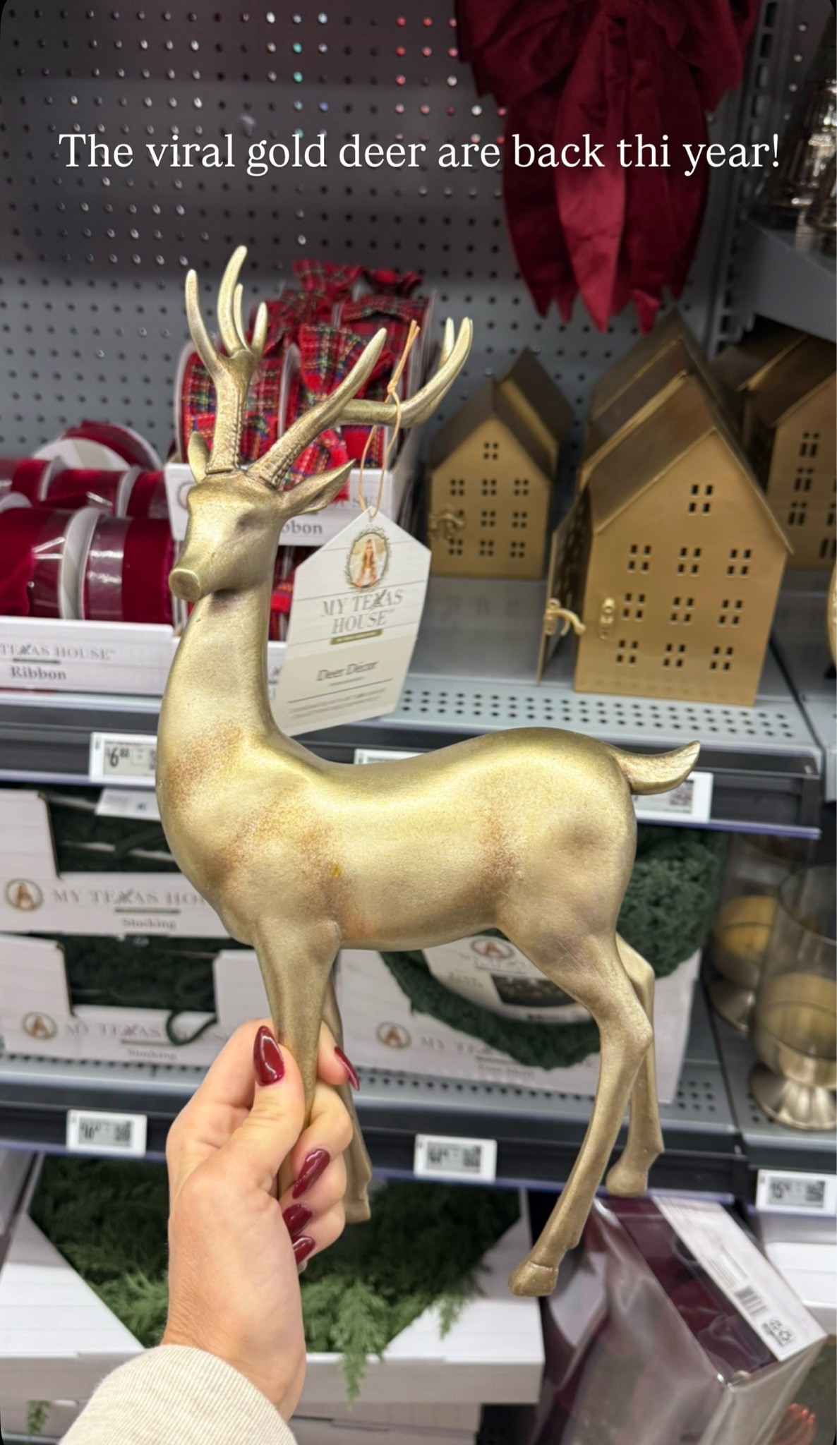 Christmas decor
Walmart deer ￼

#LTKHome #LTKSeasonal