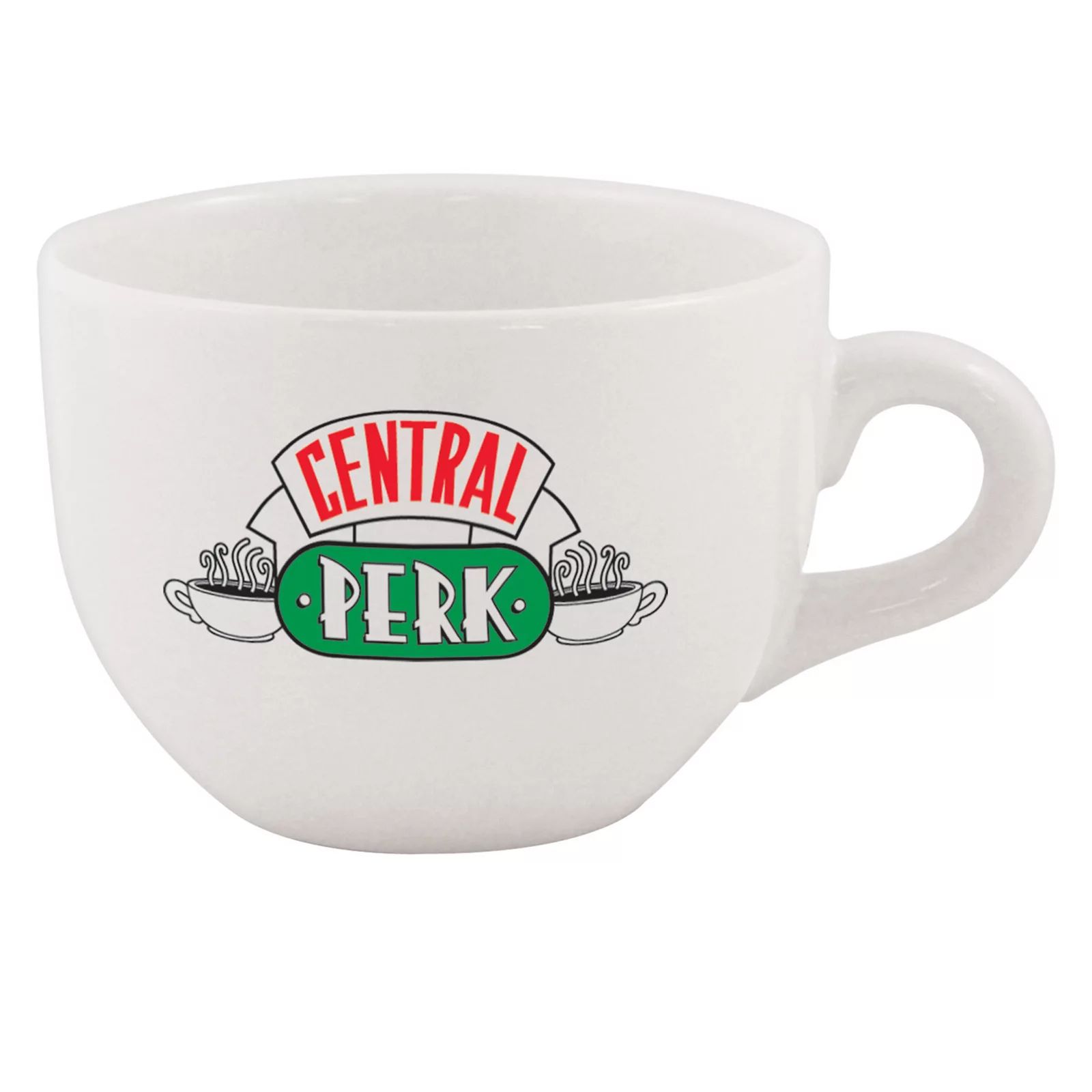 Friends ""Central Perk"" Inverted Handle 24-Ounce Mug by ICUP, White | Kohl's