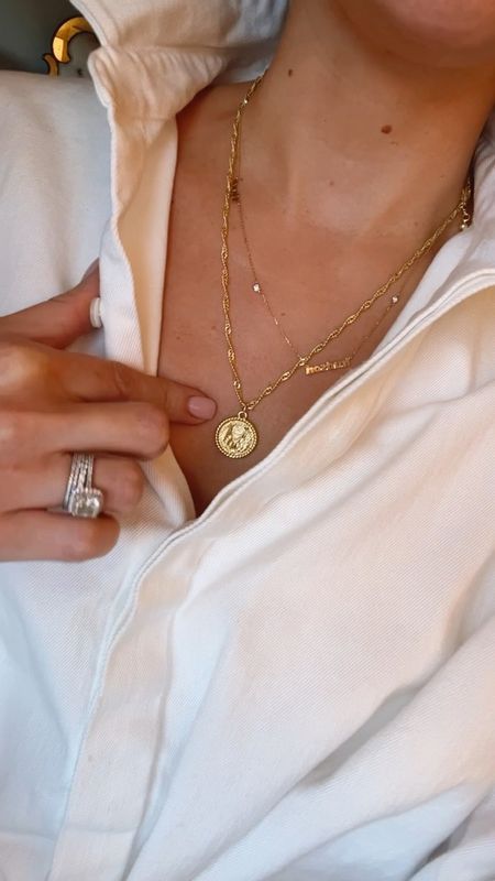 Loving this uncommon James angel wings necklace, so sweet

White popped collar, nameplate necklace, gold necklaces 

#LTKGiftGuide #LTKfindsunder100