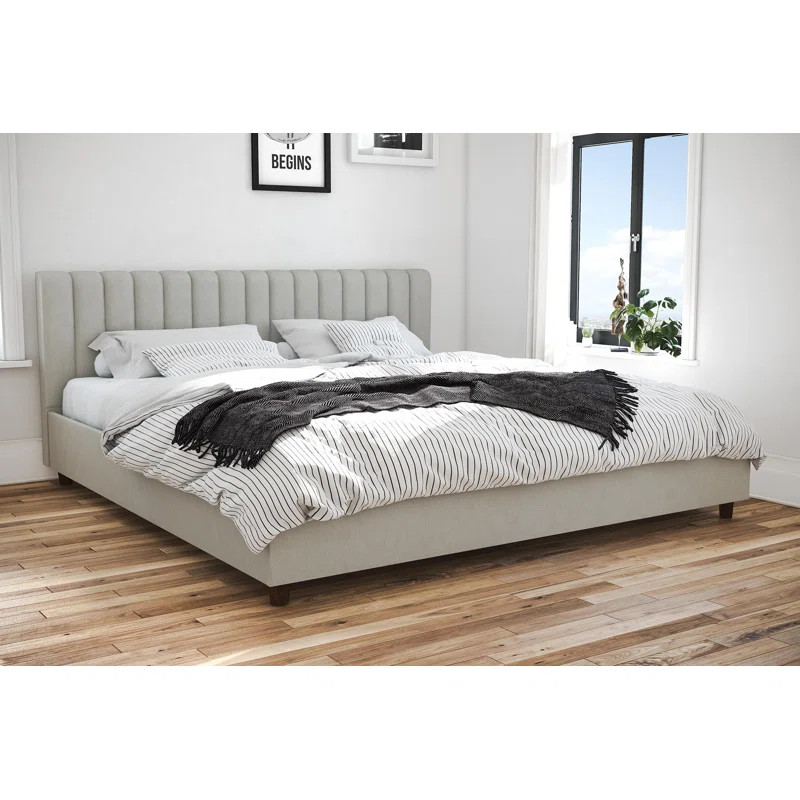Brittany Tufted Upholstered Platform Bed | Wayfair North America