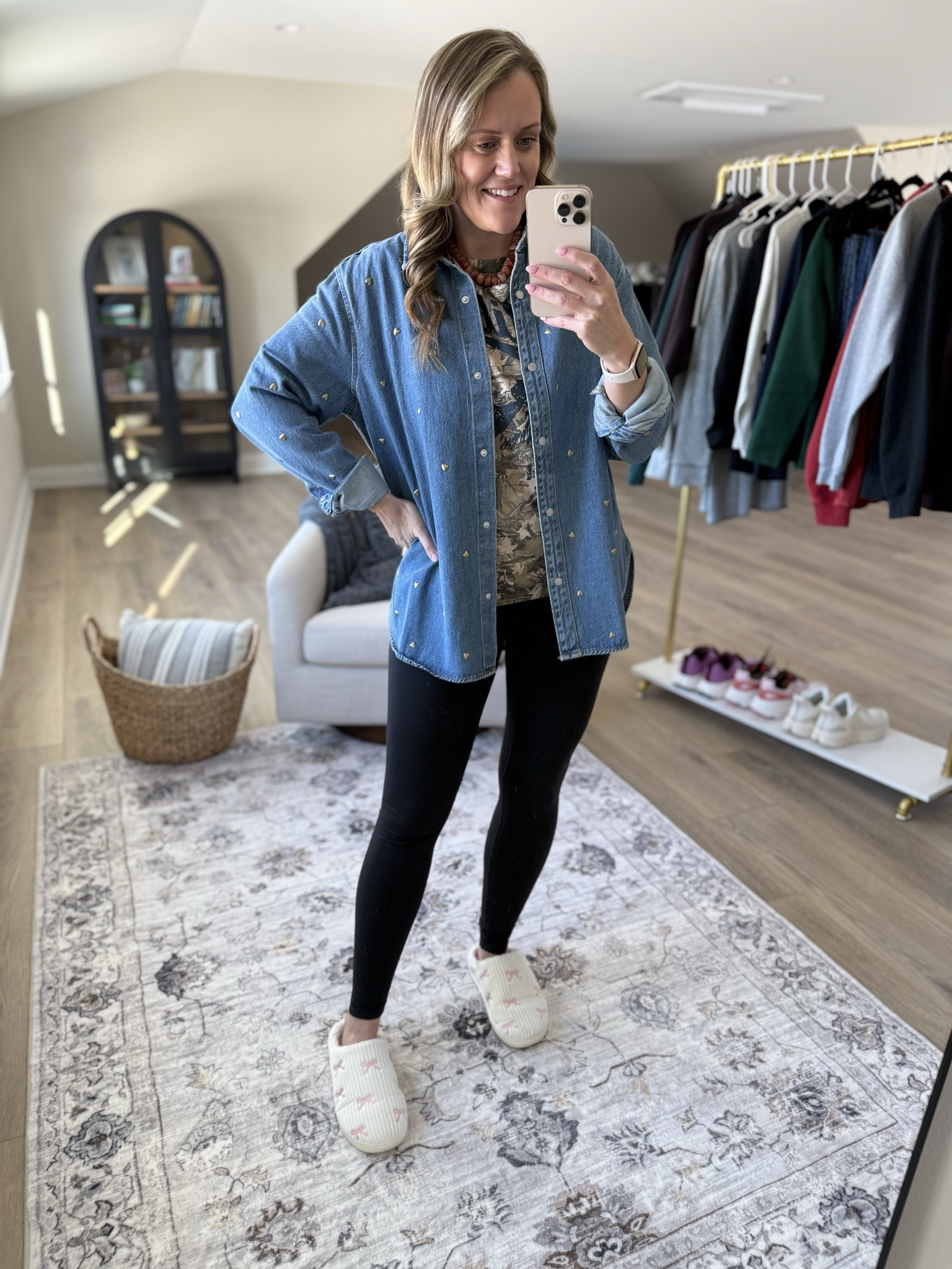 Valentine’s Day
Denim top
Leggings 
Zip up sweatshirt 
Boyfriend fit denim  
Graphic tee 
Slippers
Mom outfit 
OOTD 

#LTKdayinmylife #LTKootd #LTKmomlife