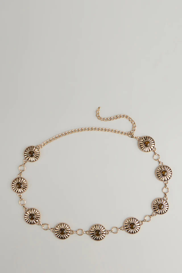Sundown Radiance Concho Chain Belt | Windsor Stores