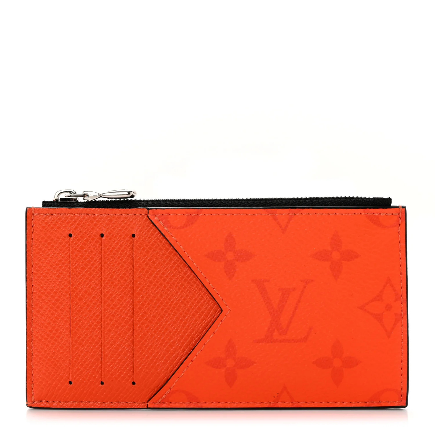 Taigarama Coin Card Holder Orange | FASHIONPHILE (US)