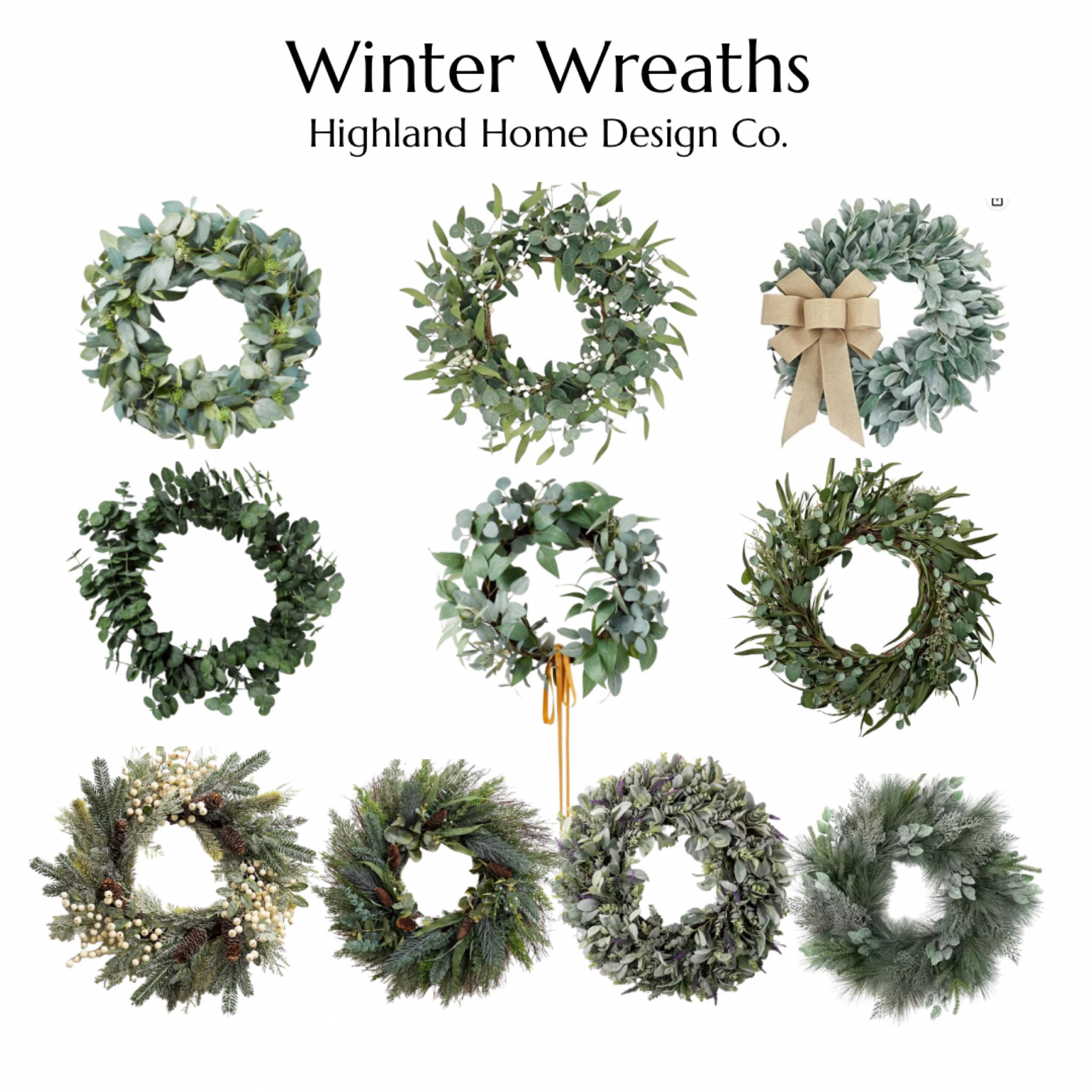 Here are a few wreaths that carry well into Winter. Their green tones look great against any front door: glass, wooden, stained, painted, etc. Several great sales right now to help you scoop one up at a great price 

#LTKsalealert #LTKhome #LTKSeasonal