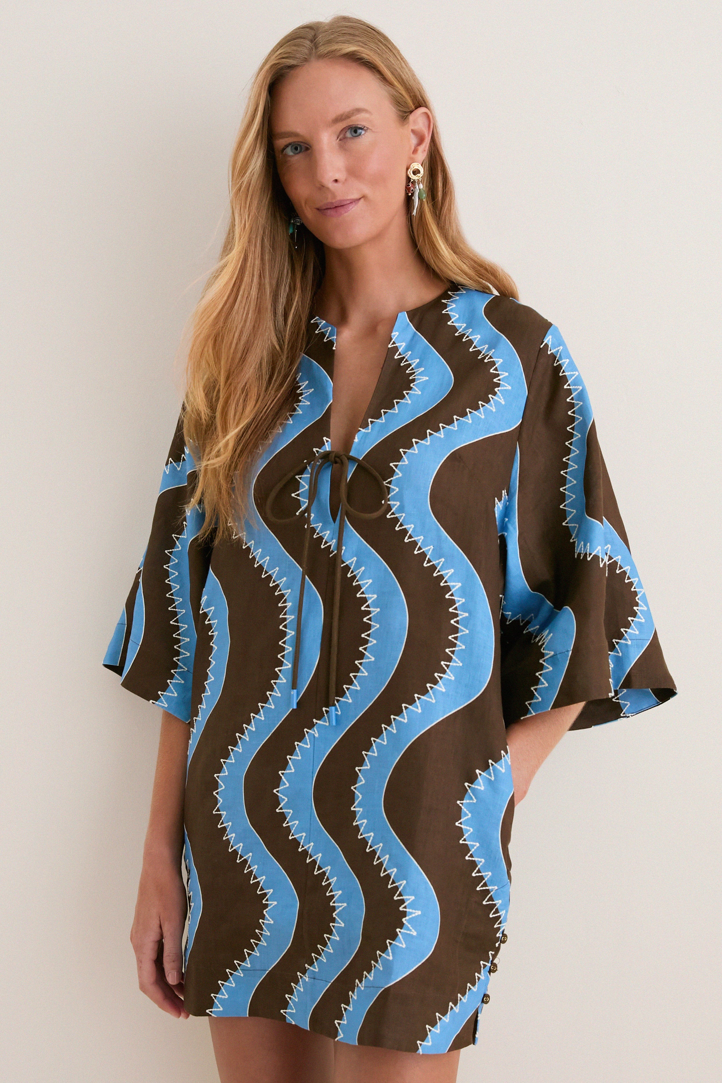 Blue Frankie Mini Dress | Tuckernuck (US)