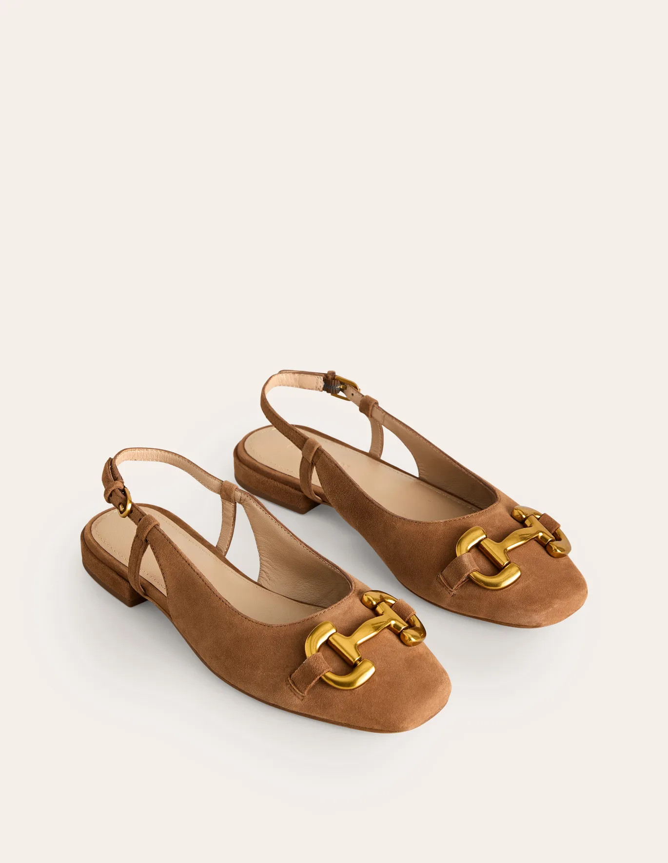 Iris Snaffle Slingback Flats | Boden (US)