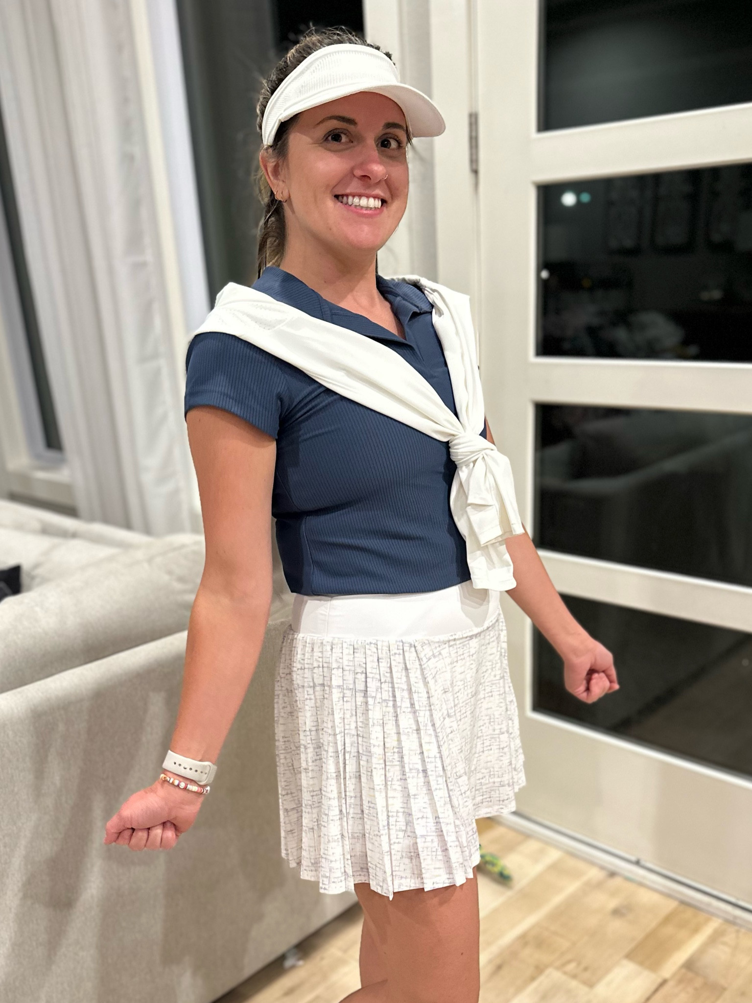 Josh surprised me with golf clothes! I imagine my game would be much worse without them!! 