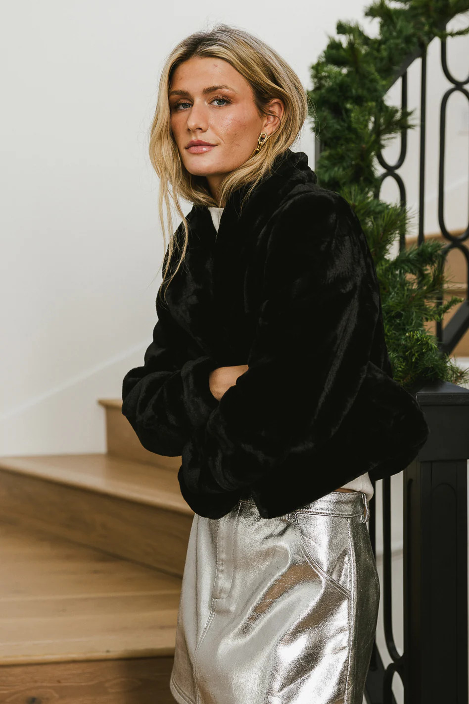 BlankNYC Midnight Memories Faux Fur Jacket | Böhme US