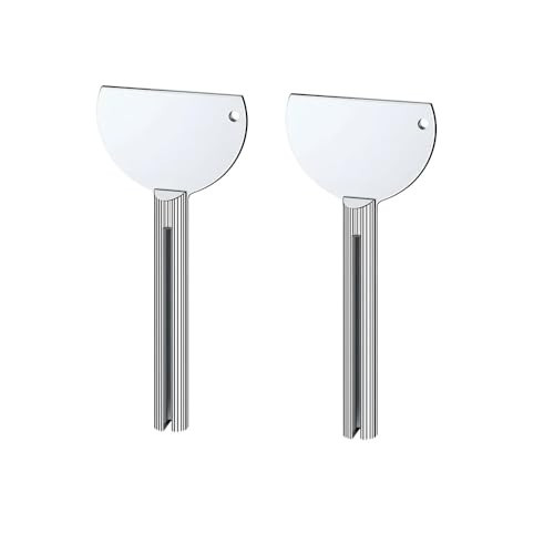 Toothpaste Squeezer, Metal Tube Squeezer Key Stainless Steel Toothpaste Roller Tube Wringer for Paint, Cream, Cosmetic, Daily Living Tube Squeezing Aids (2PCS A) | Amazon (US)