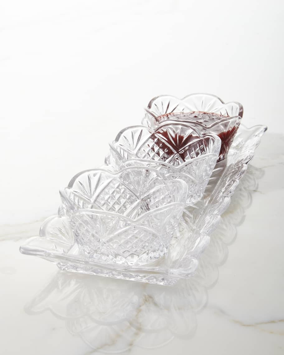 Godinger 4-Piece Crystal Relish Server | Neiman Marcus