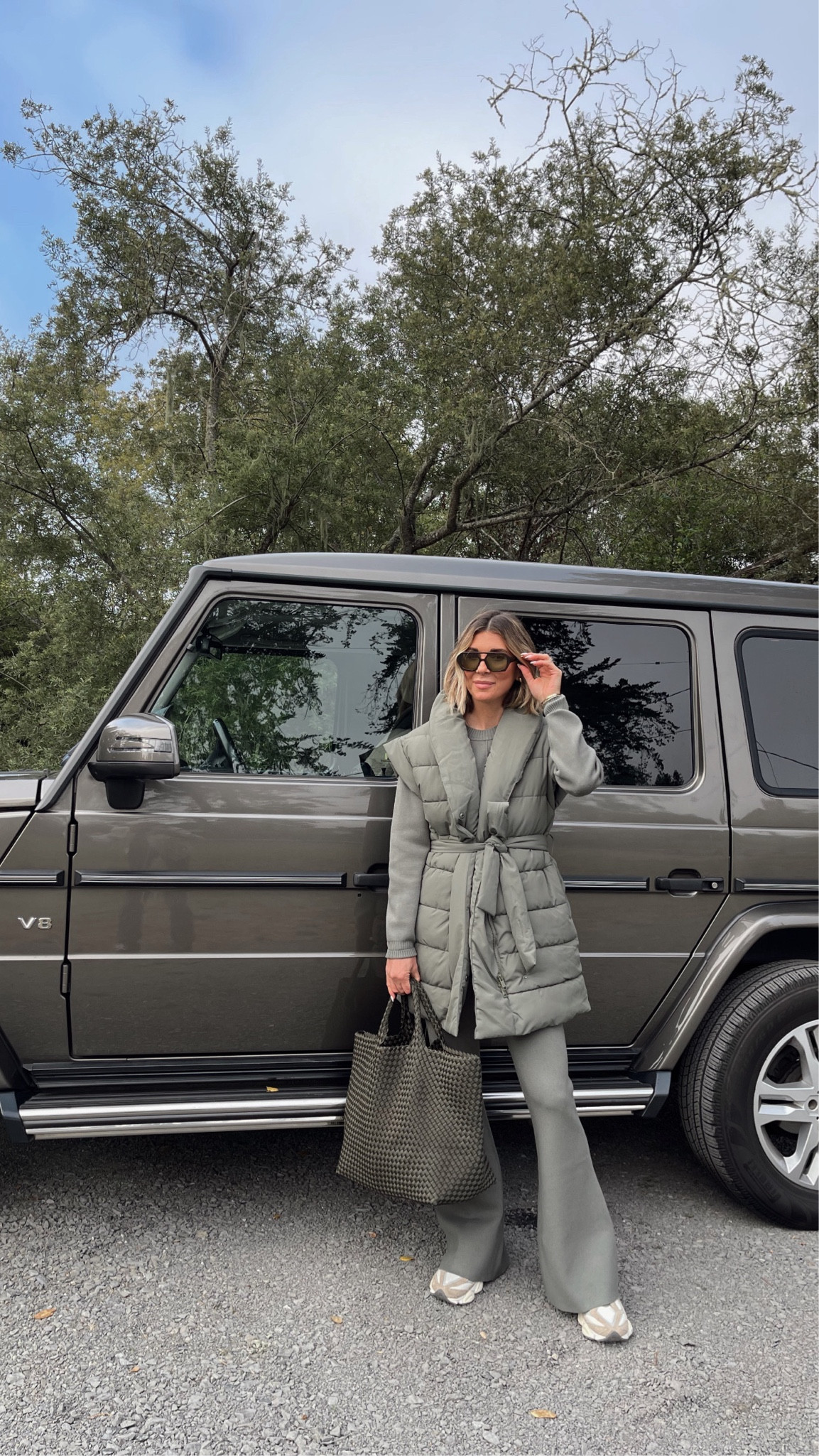 Fall outfit idea. I'm wearing size small in all pieces 