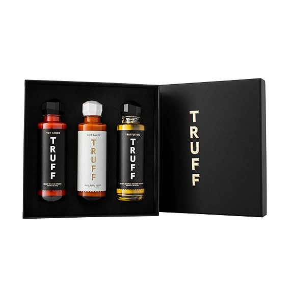 TRUFF Holiday Gift Pack - Gourmet Hot Sauce Set of Original, White Truffle Edition, and Black Tru... | Amazon (US)