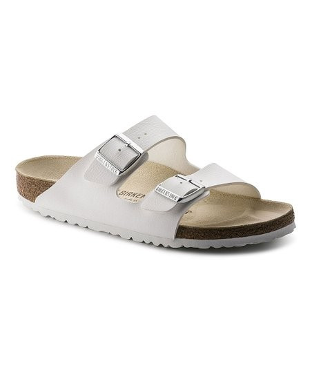 White Arizona Sandal - Women | Zulily
