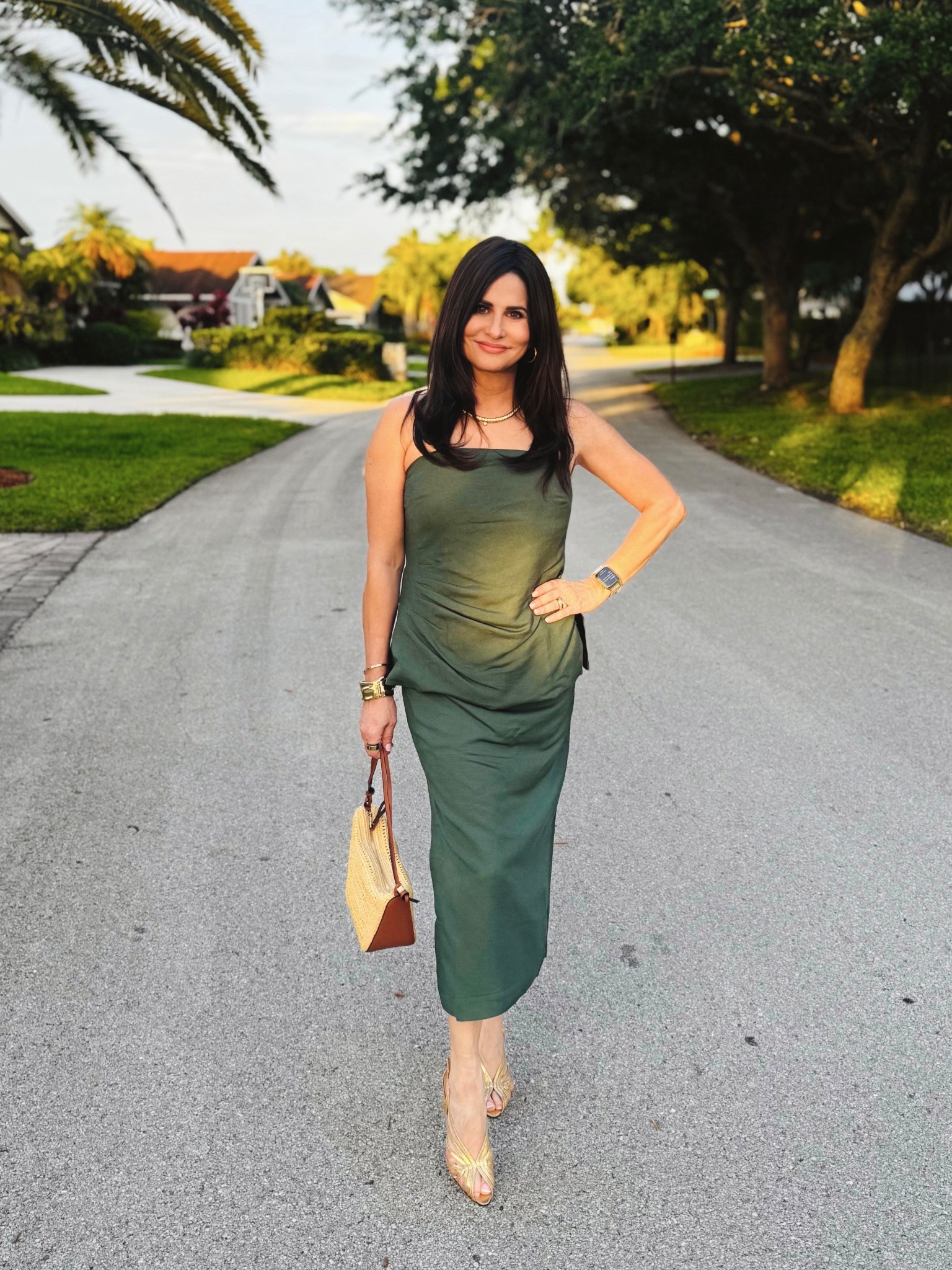 2 piece set sold separately. Has ruching on the skirt and top. So pretty and super versatile! Top 6 , skirt 0p
#midiskirtset 

#LTKOver40 #LTKPetite #LTKSaleAlert