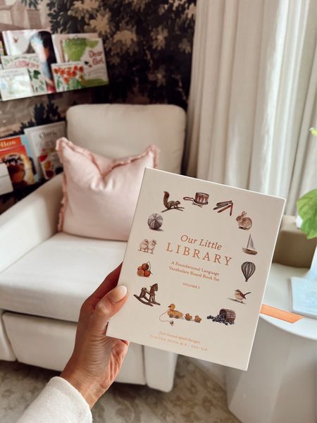 Our little library book set from licensed speech therapist! Comes with 5 separate books and I love them. The illustrations are so pretty and it helps with language development 

#LTKbaby #LTKhome