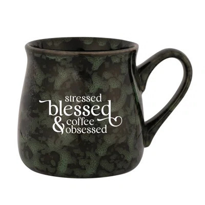 Stressed Blessed & Coffee Designer Mug - Holds 16oz | Wayfair North America