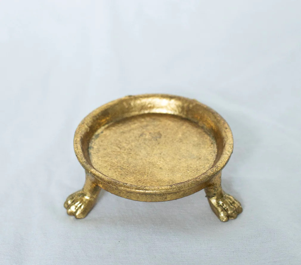 GOLD CLAWFOOT DISH 4.5" | The Crowded Table Co. 