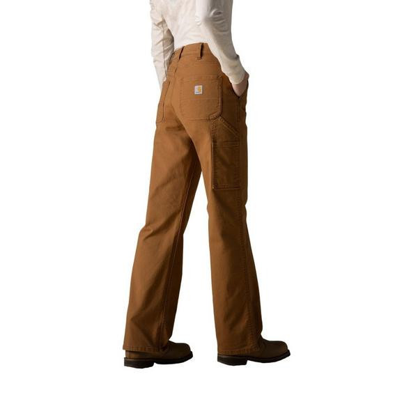 Women's Carhartt The Carpenter Canvas Work Utility Pants 16 Carhartt Brown | Scheels Sports