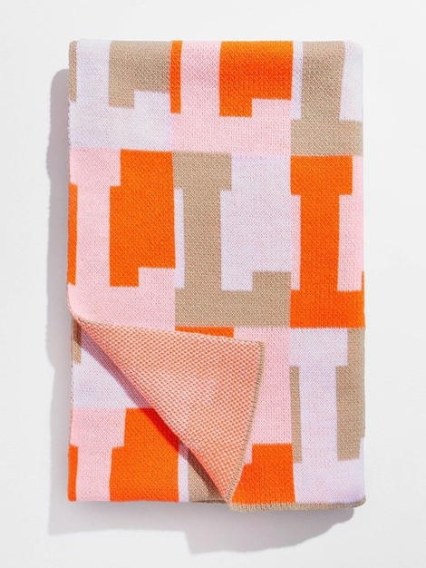 The Alpha Throw: On Repeat-Pink/Orange/Beige | BaubleBar (US)