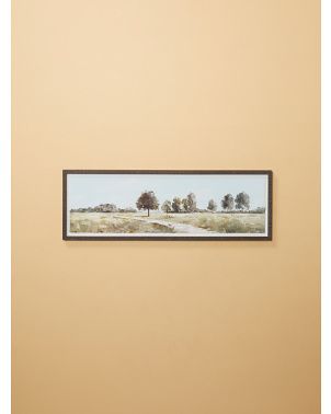 15x45 Tree Landscape Wall Art In Frame | Living Room | HomeGoods | HomeGoods