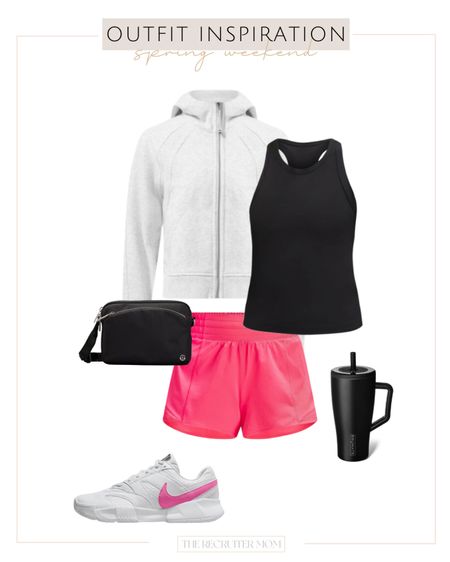 Spring weekend athletic outfit 

Grey zip up   Spring fashion  spring style guide   Spring Athleisure outfit  pink athletic shorts  summer athletic fashion 

#LTKSeasonal #LTKfitness #LTKstyletip