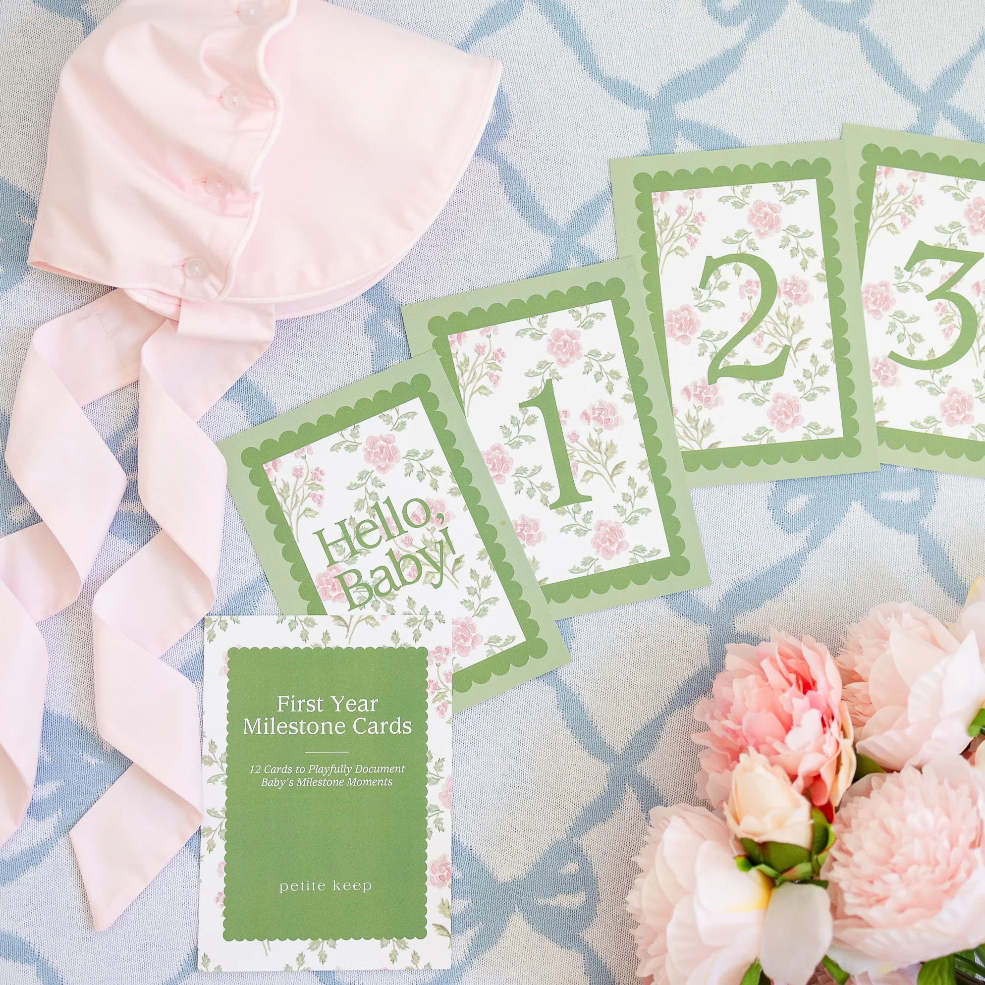 First Year Milestone Cards & Stand | Petite Keep, LLC