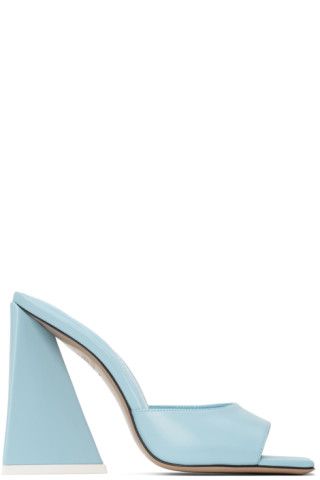 Blue Devon Heeled Sandals | SSENSE