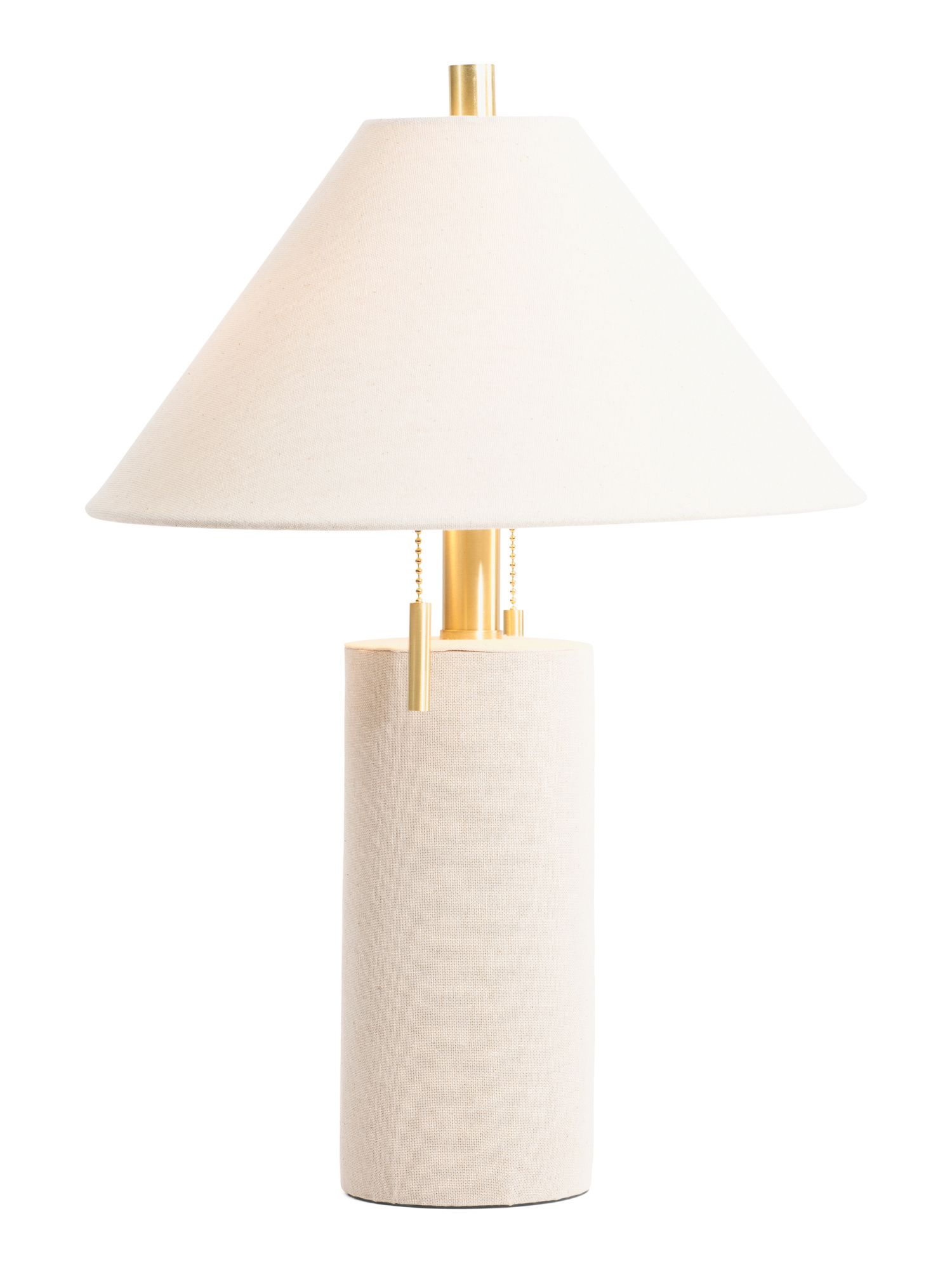 18in Fabric Wrapped Resin Table Lamp | TJ Maxx