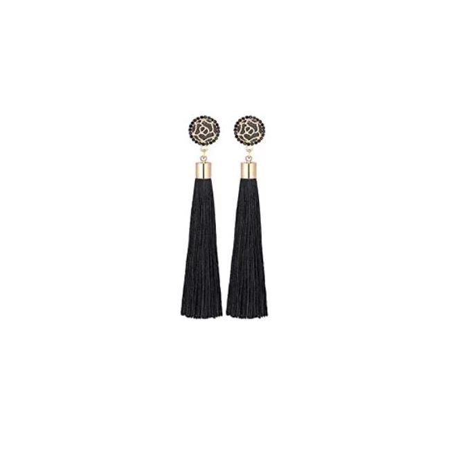 Tassel Earrings Women Long Bohemian Earrings Jewelry Boho Hook Drop Dangle Alloy Resin Ear Pendan... | Walmart (US)