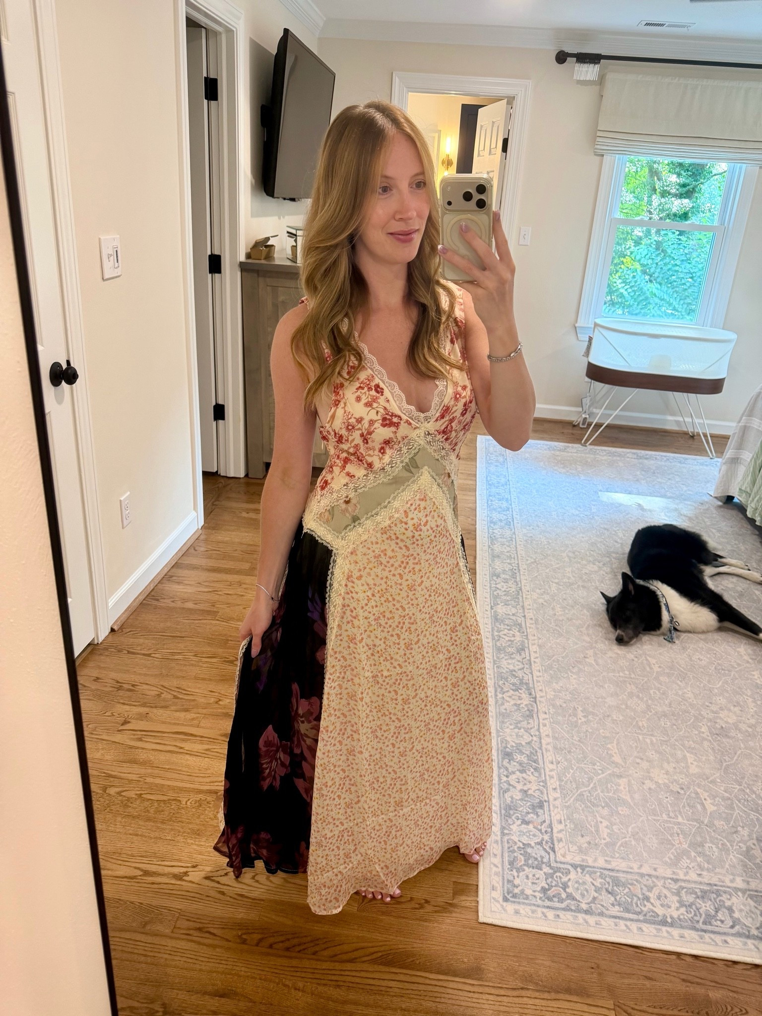 Free people dress! Color mixture of summer and fall.

#LTKgrwm #LTKSeasonal #LTKootd