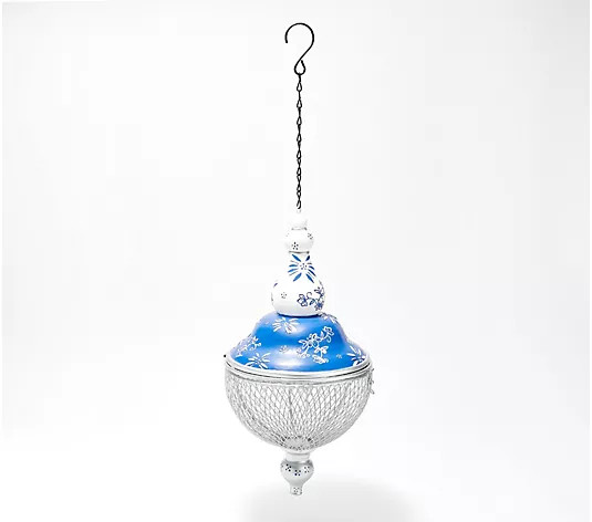 Make Your Selection: Temp-tations Outdoor Centertaining 12" Resin/Metal Bird Feeder | QVC