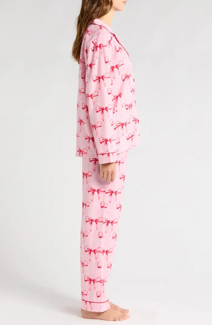 PJ Salvage Print Cotton Flannel Pajamas | Nordstrom | Nordstrom