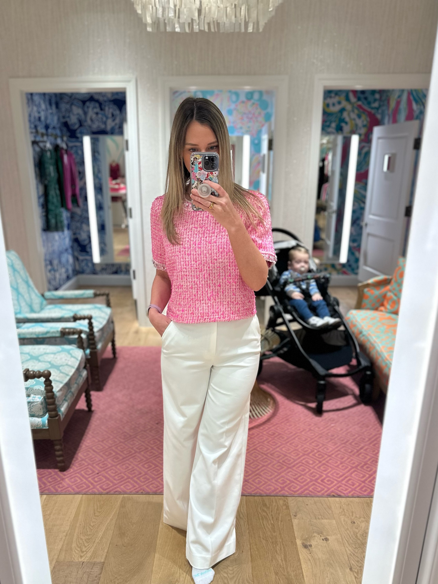 The Lilly Pulitzer Sunshine sale is happening now!!

The January sale is when I like to grab some sweaters and pants for work. Like this outfit pictured! I didn’t end up buying the top but did get the pants in a size 2. 

I’ll tag the two tops I did get though!! 

#LTKSaleAlert #LTKWorkwear #LTKFindsUnder100