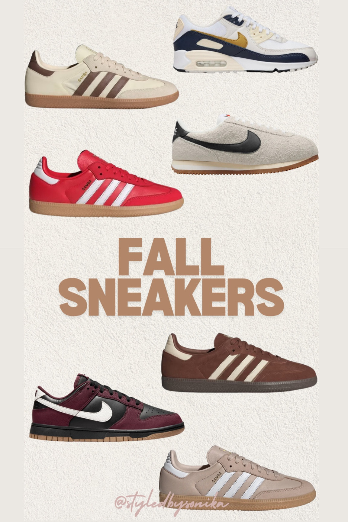 Trending fall sneakers
Red sneakers
Nike
Adidas
Samba


#LTKShoeCrush #LTKFindsUnder100 #LTKFitness