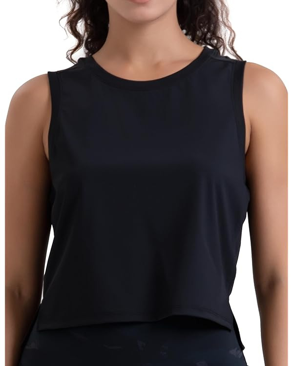 Colorfulkoala Women's Breezy Mesh Back Muscle Tank Loose Fit Workout Tops | Amazon (US)