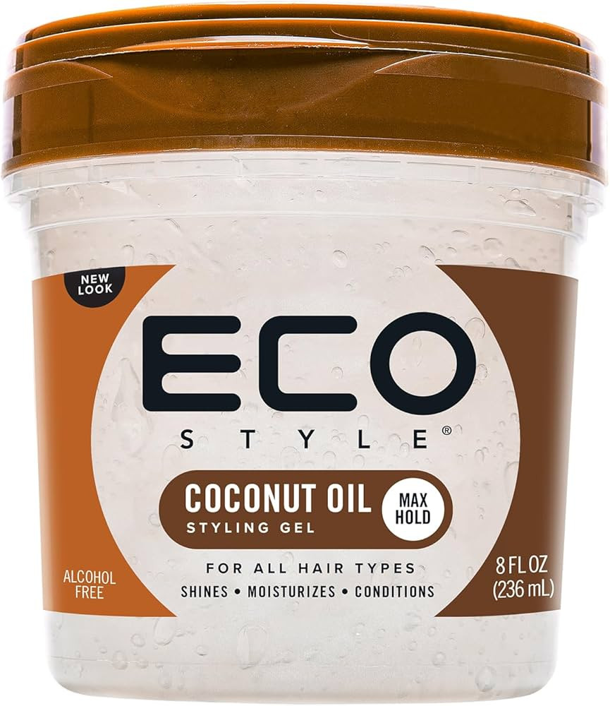 Eco Style Coconut Oil Styling Gel - Adds Luster and Moisturizes Hair - Weightless Styling and Sup... | Amazon (US)