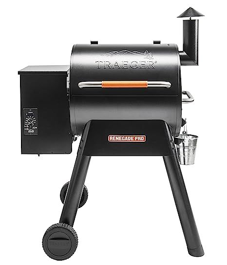 Traeger Grills TFB38TOD Renegade Pro Pellet Grill and Smoke 380 Sq. in. Cooking Capacity, Black/O... | Amazon (US)