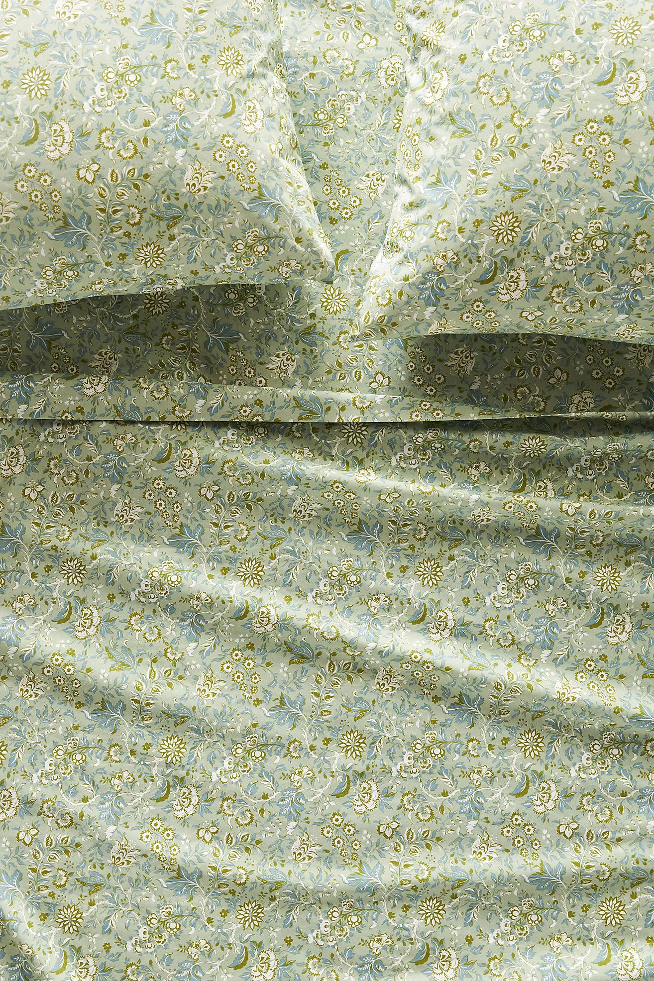 Organic Percale Printed Sheet Set | Anthropologie (US)