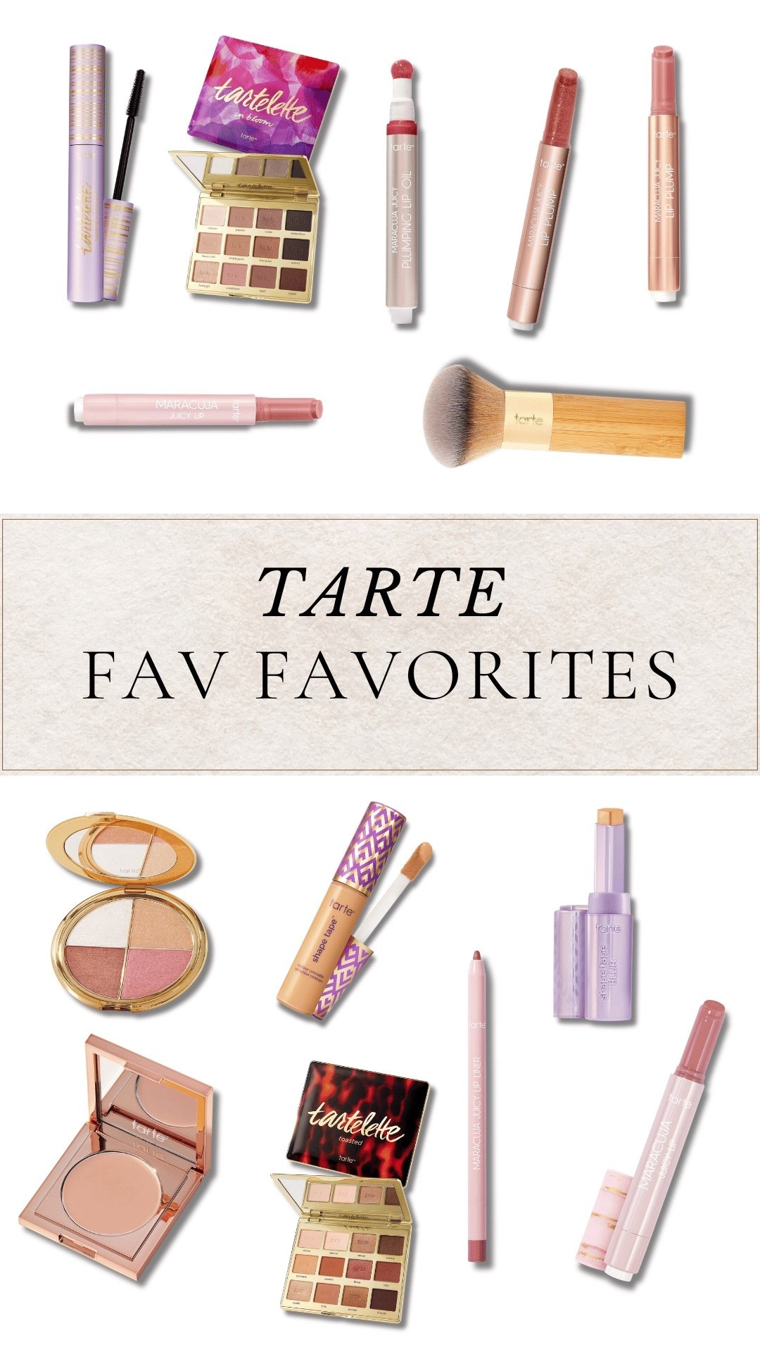 Favorite Tarte beauty finds! 

#LTKBeauty