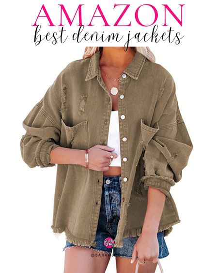 It's easy to find your new favorite spring look with Amazon's best selling denim jackets! Refresh your wardrobe and stay on trend this season with these top picks. #AmazonFashion #DenimJackets #SpringStyle #SpringFavorites #StyleRefresher #WardrobeRefresh #ShopSmallBusinesses

#LTKtravel #LTKFestival #LTKunder50