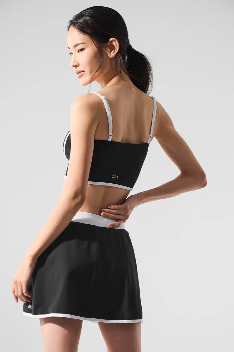 Airbrush Streamlined Bra Tank - Black/White | Alo Yoga (US)