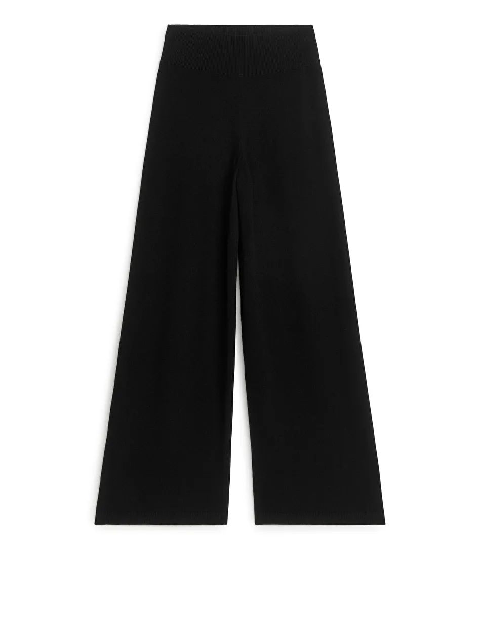 Wide Cashmere Trousers | ARKET