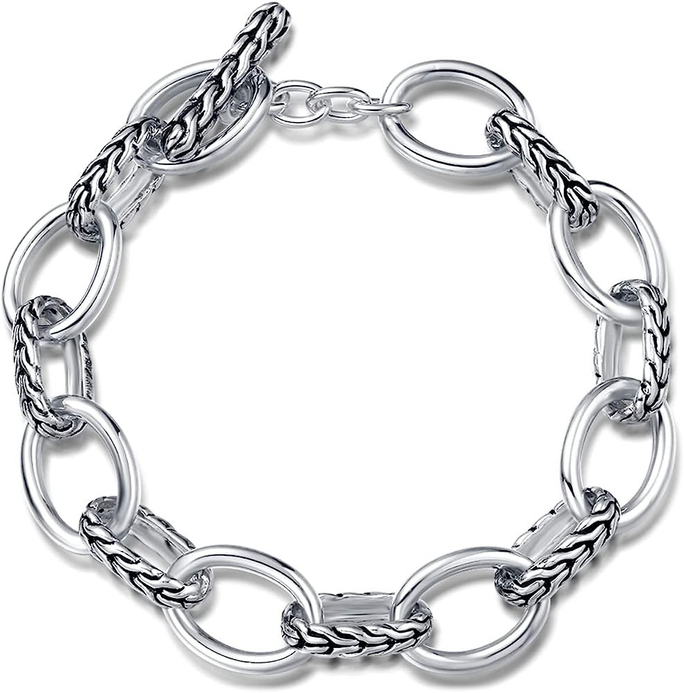 UNY JEWEL Jewelry Make a Statement with Foxtail Link Chain Bracelet Designer Brand Inspired Women... | Amazon (US)
